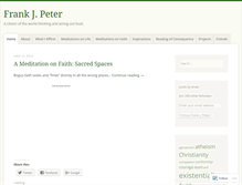 Tablet Screenshot of frankjpeter.com